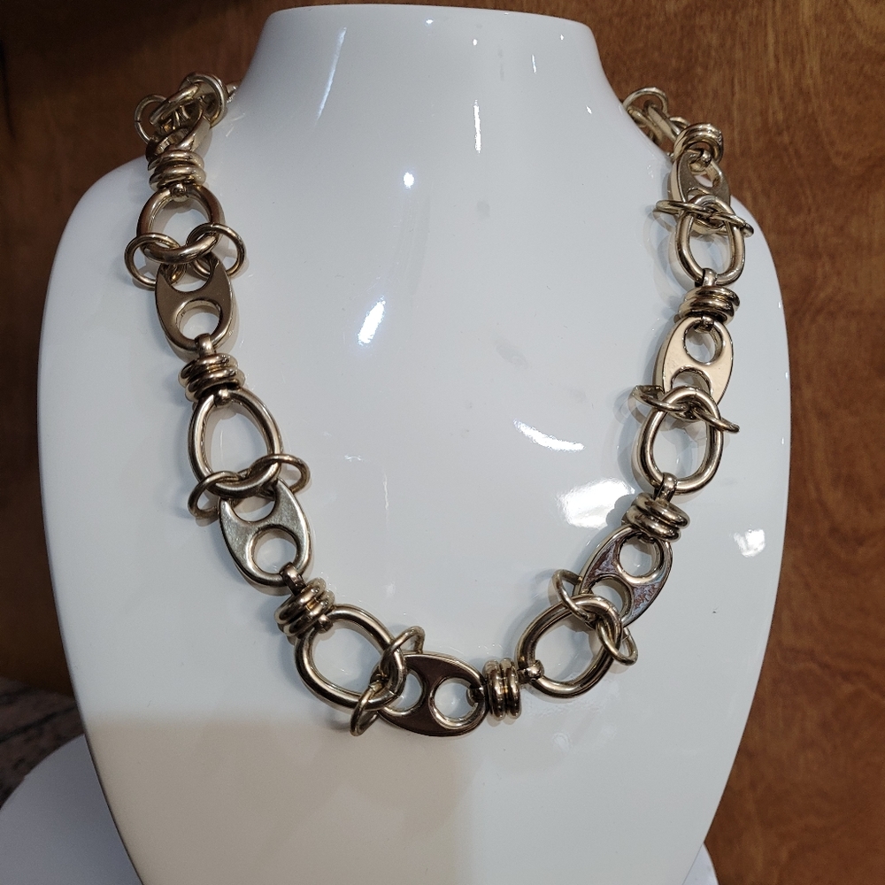 Gold Dress Necklace